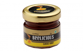 LivRite Beelicious Classic Honey   Glass Jar  30 grams